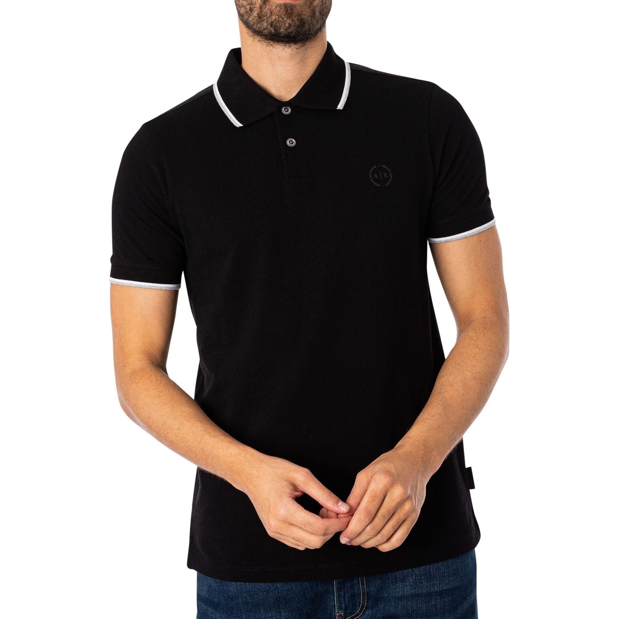 Armani Exchange Men's 8NZF75Z8M5Z Polos