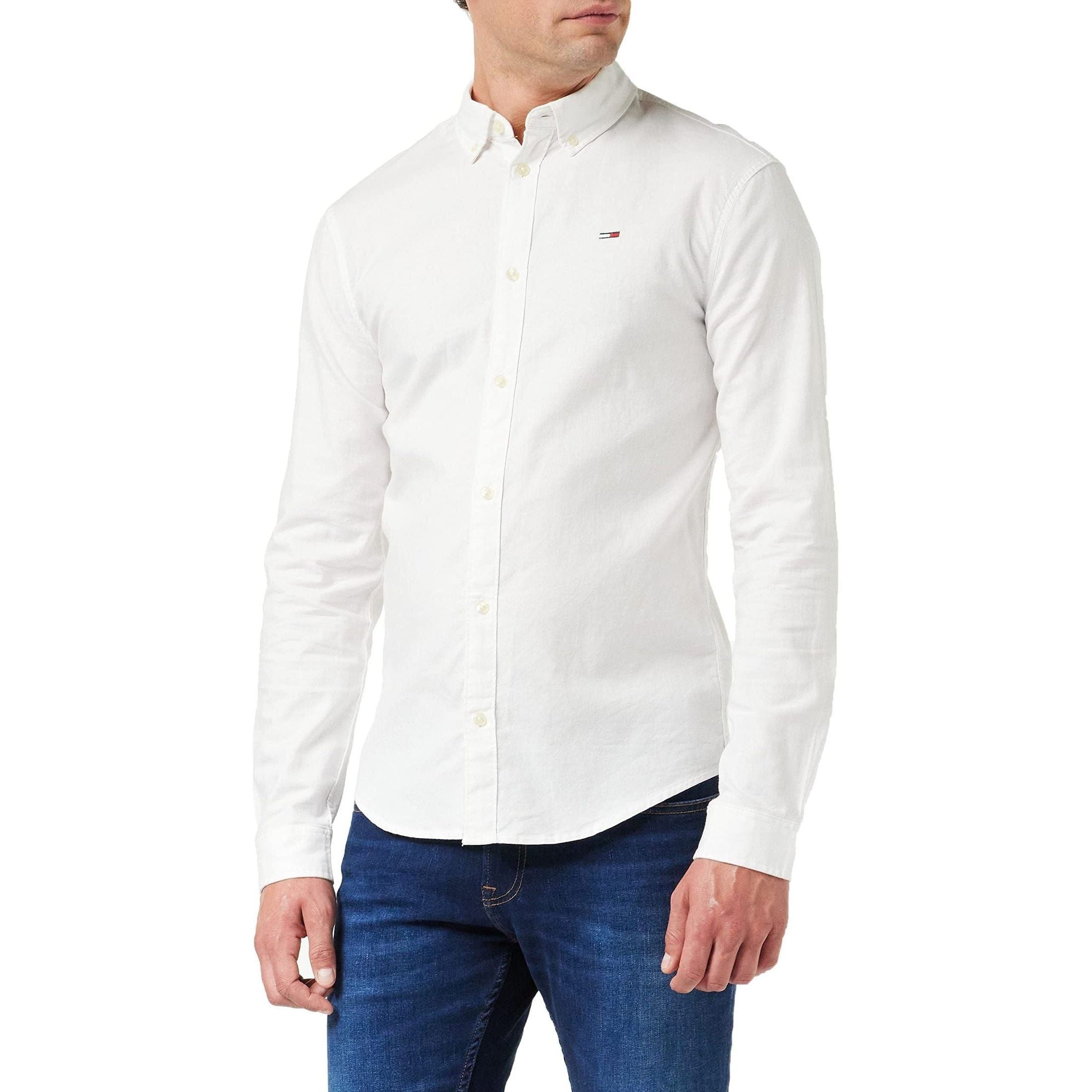 Tommy Jeans Men's TJM SLIM STRETCH OXFORD SHIRT Shirt