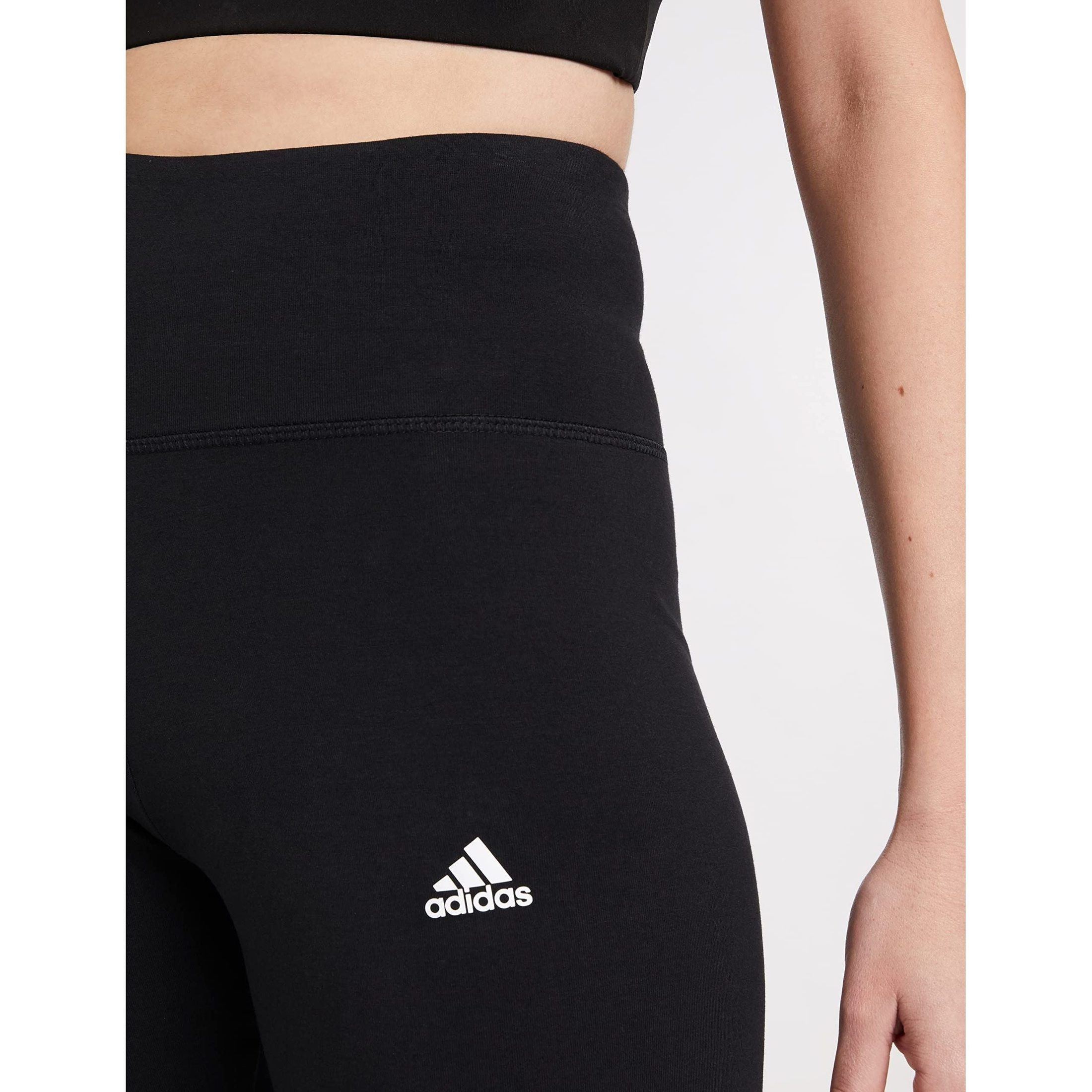 adidas womens ESSENTIALS HIGH-WAISTED LOGO LEGGINGS Tights