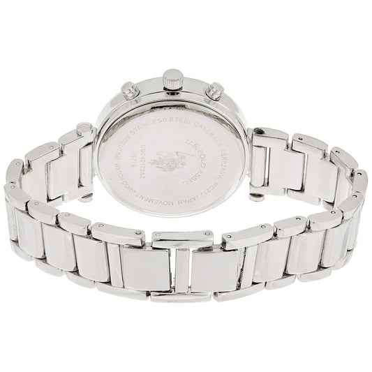 U.S. Polo Assn. Women's Silver Dial Alloy Band Watch - USC40172