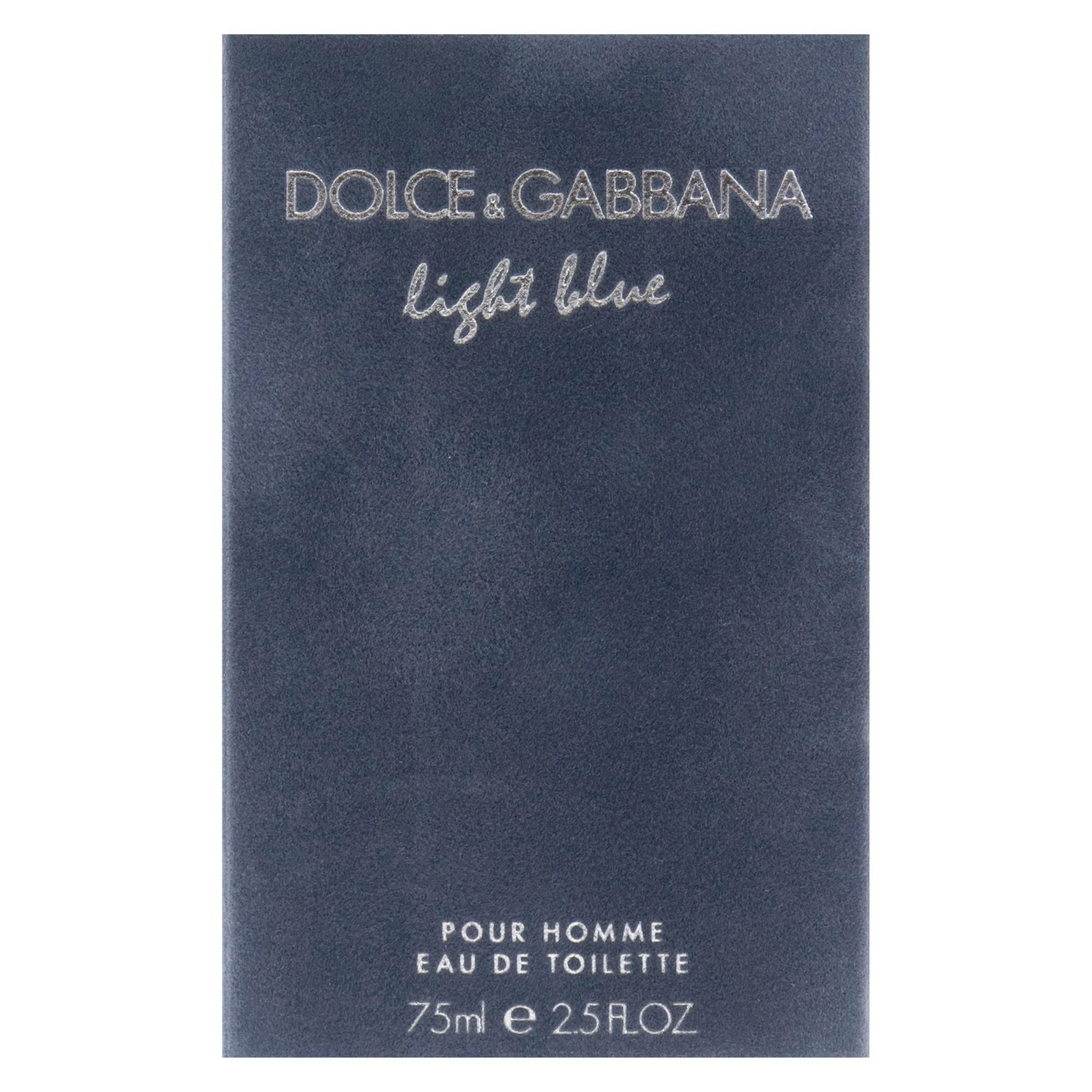 Dolce and Gabbana Light Blue - Perfume for Men, 75 ml - EDT Spray