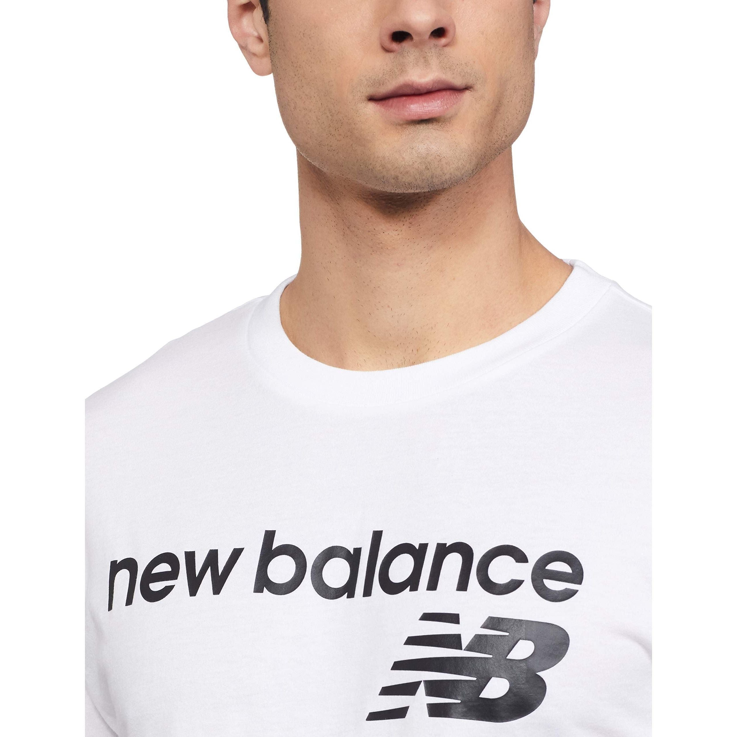 New Balance mens NB Classic Core Logo Tee T-Shirt