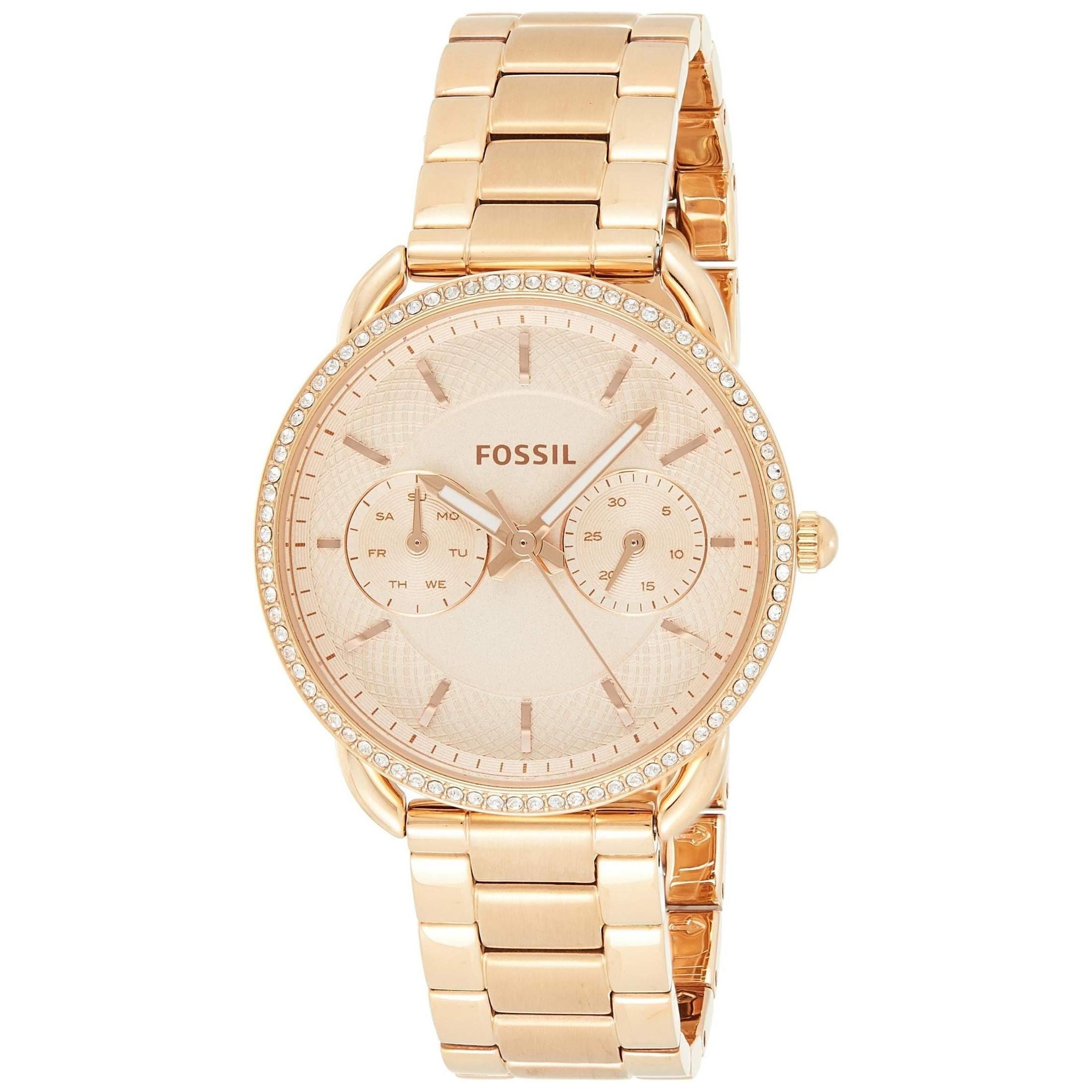 Fossil Womens Quartz Watch, Analog Display and Stainless Steel Strap ES4264