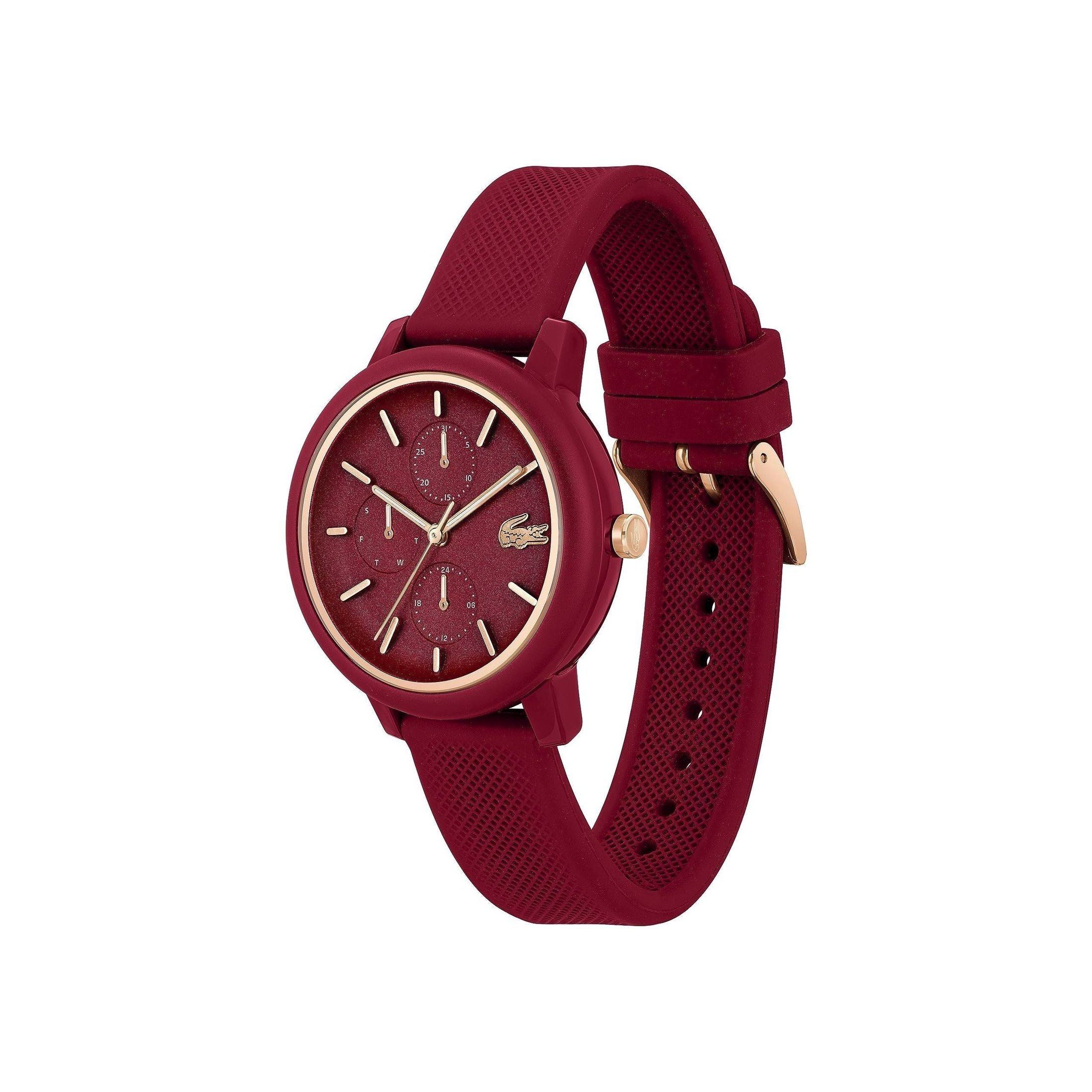 Lacoste Analogue Multifunction Quartz Watch for Women LACOSTE.12.12 Multi Collection with Silicone Bracelet