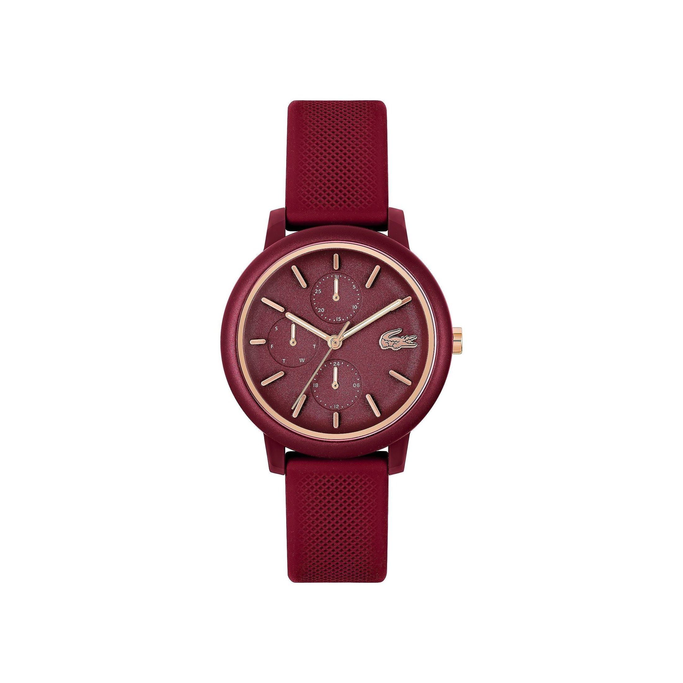 Lacoste Analogue Multifunction Quartz Watch for Women LACOSTE.12.12 Multi Collection with Silicone Bracelet