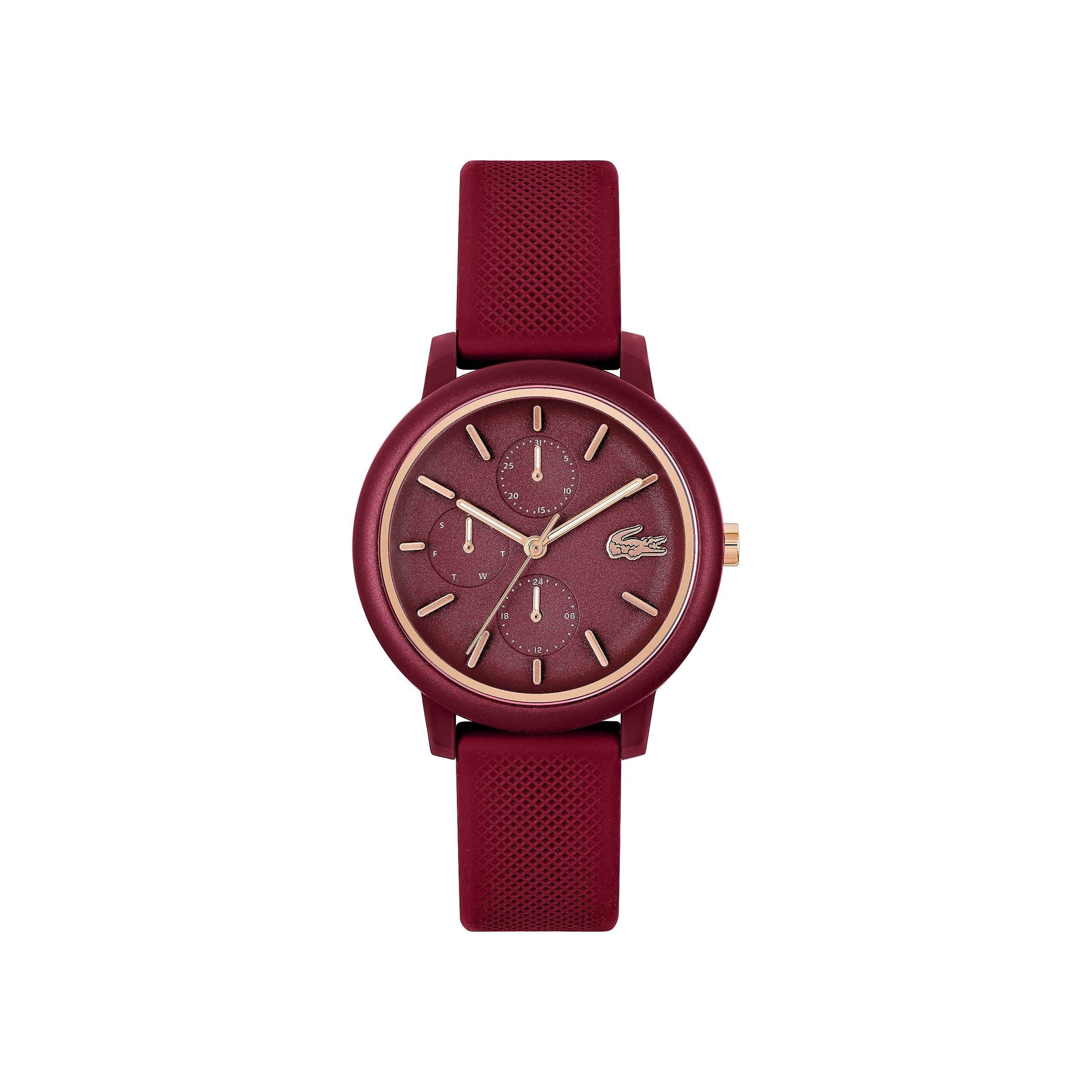 Lacoste Analogue Multifunction Quartz Watch for Women LACOSTE.12.12 Multi Collection with Silicone Bracelet