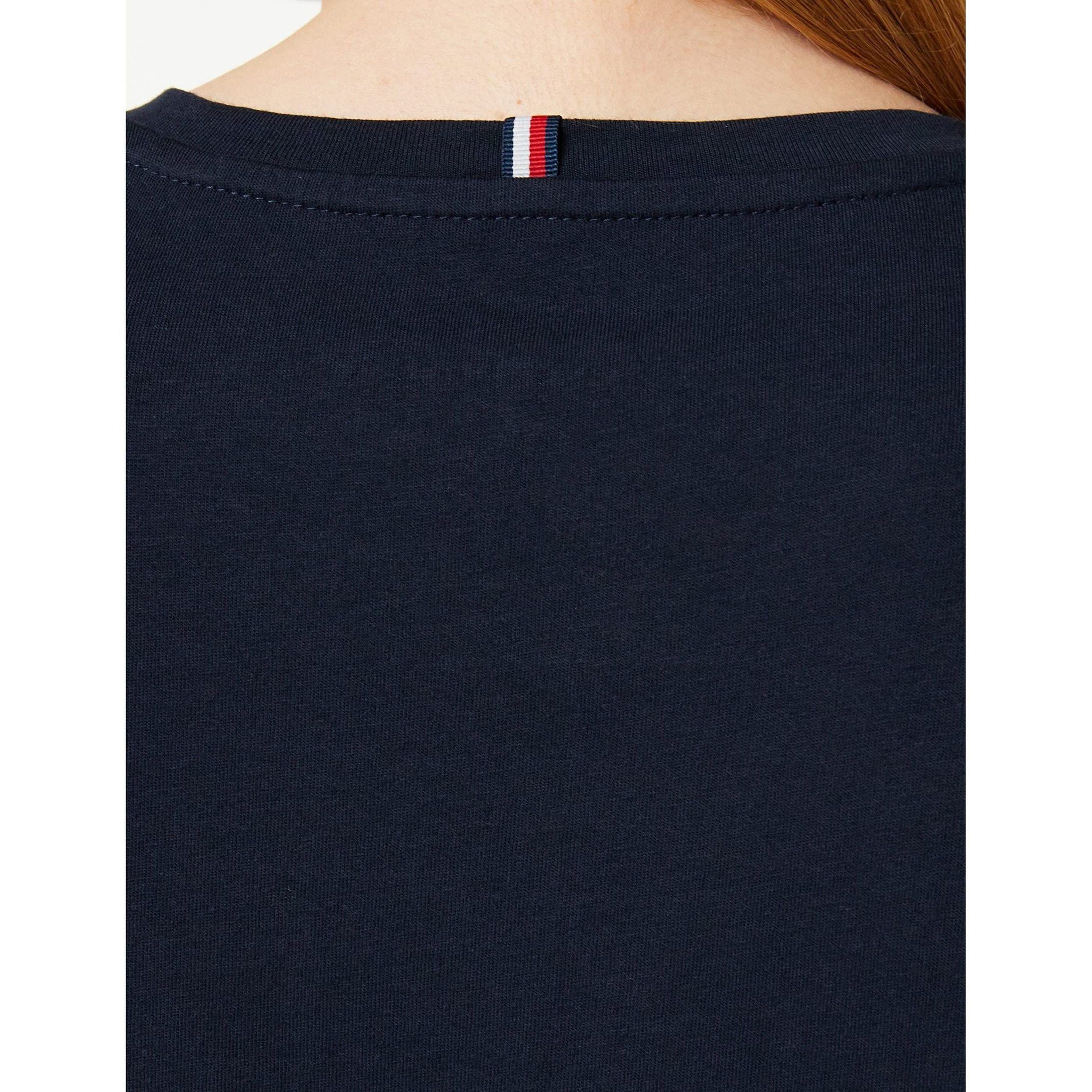 Tommy Hilfiger Womens Heritage Crew Neck Graphic Tee T-Shirt T-Shirt