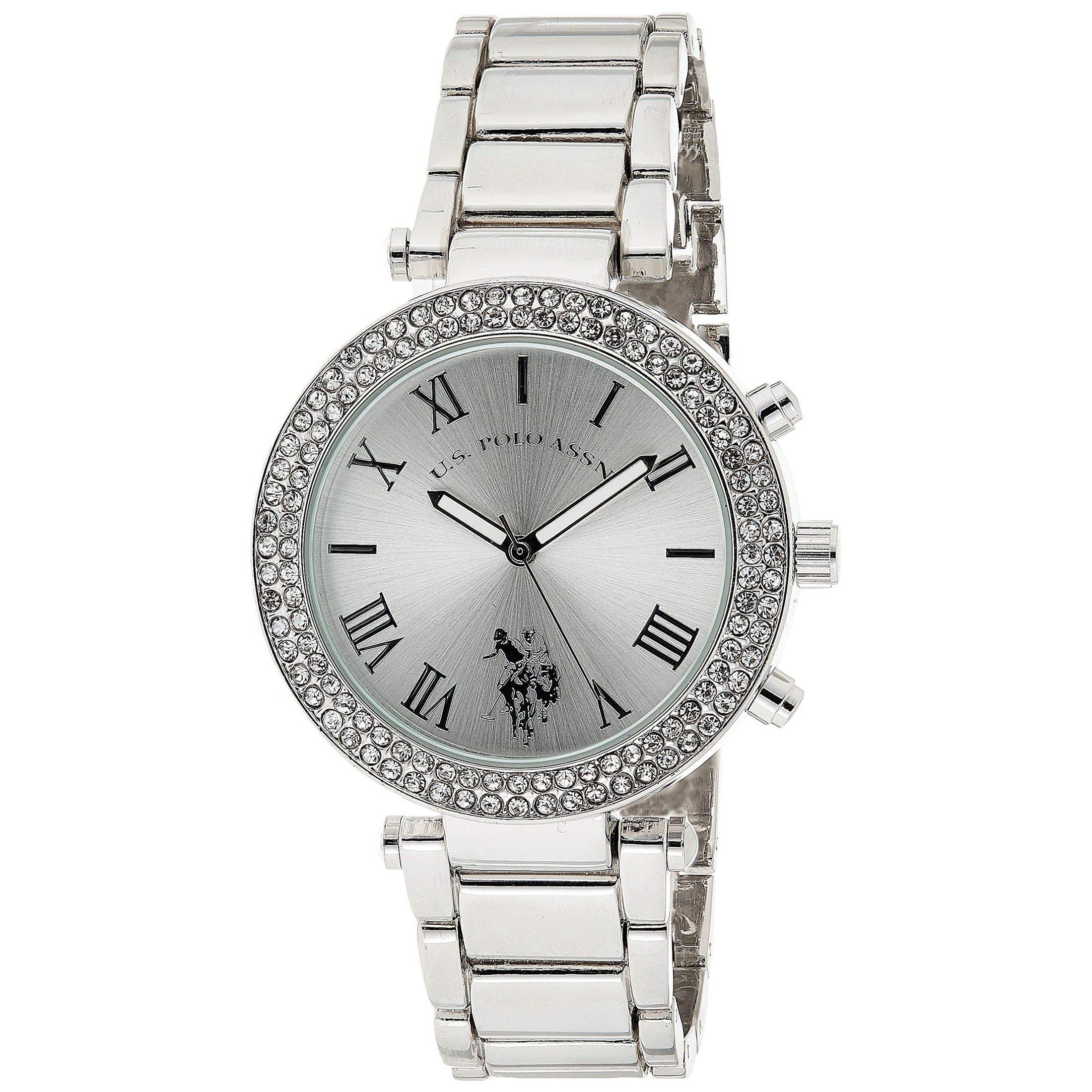 U.S. Polo Assn. Women's Silver Dial Alloy Band Watch - USC40172