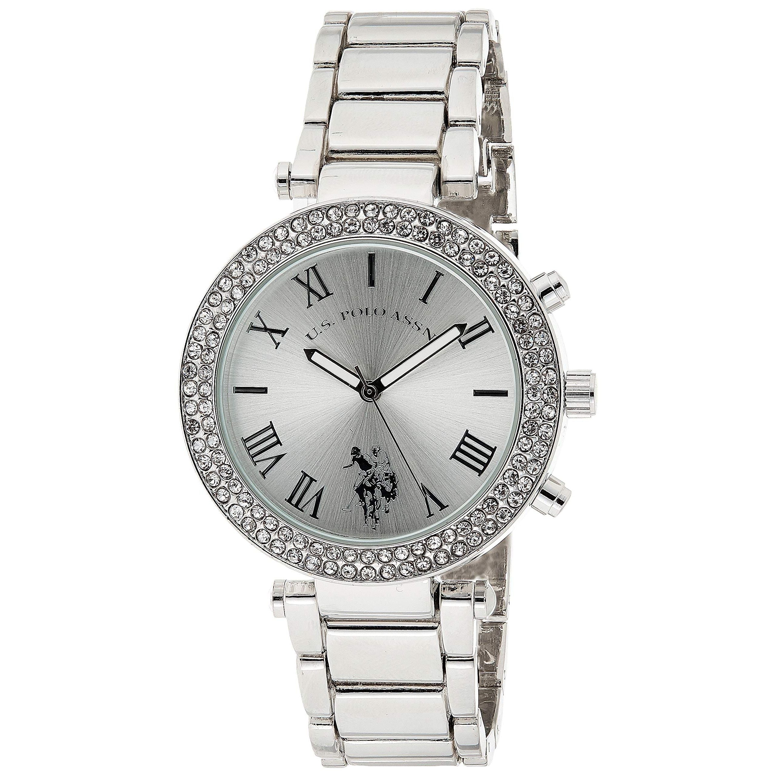 U.S. Polo Assn. Women's Silver Dial Alloy Band Watch - USC40172