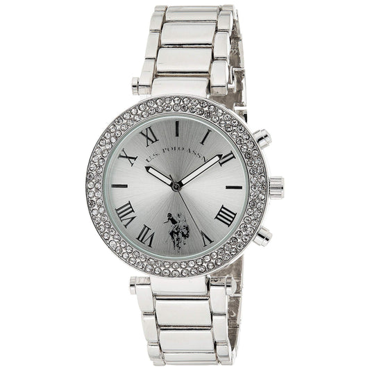 U.S. Polo Assn. Women's Silver Dial Alloy Band Watch - USC40172