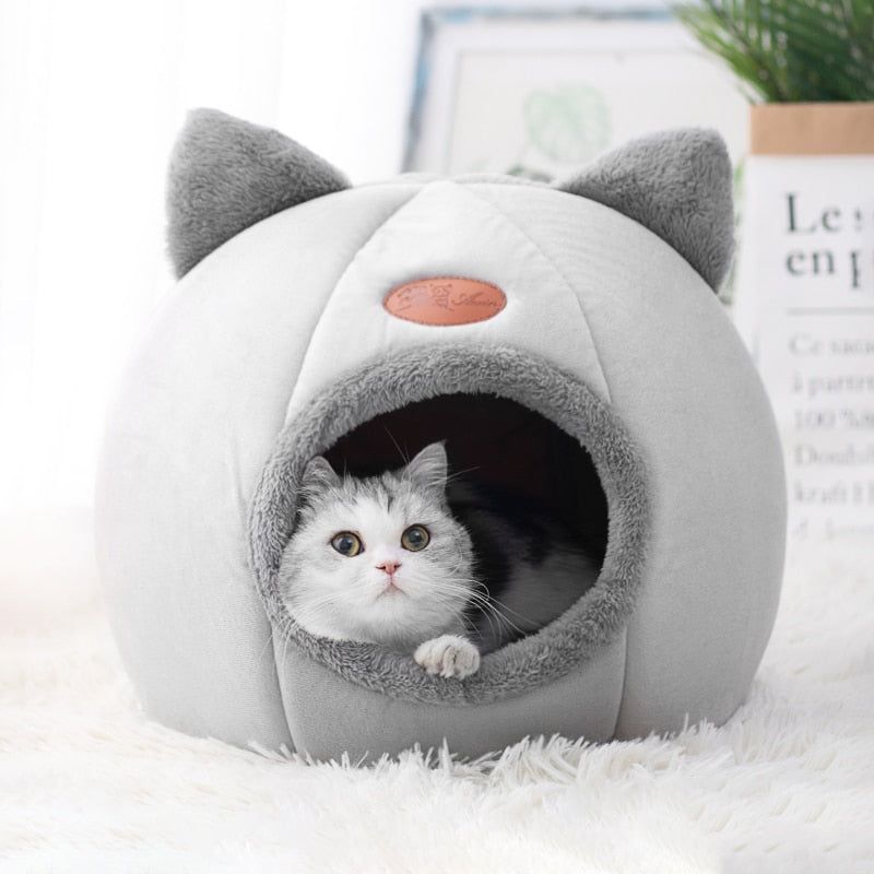 New Deep Sleep Comfort In Winter Cat Bed Iittle Mat Basket Small Dog House Products Pets Tent Cozy Cave Nest Indoor Cama Gato - Jointcorp