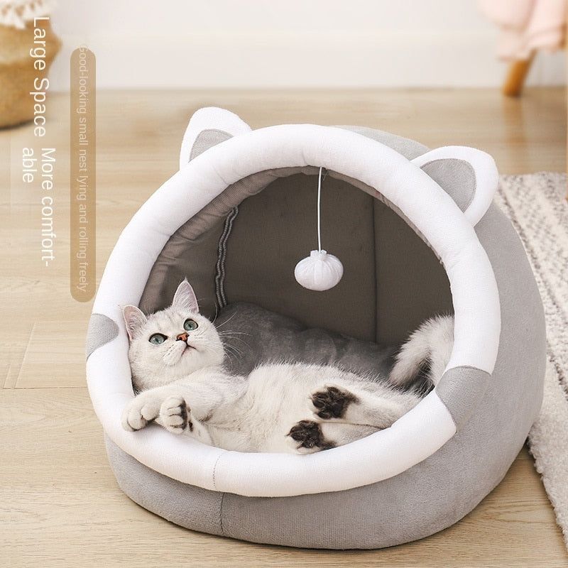 Bed For Cats Pet House Tent Soft Washable Beds - Jointcorp