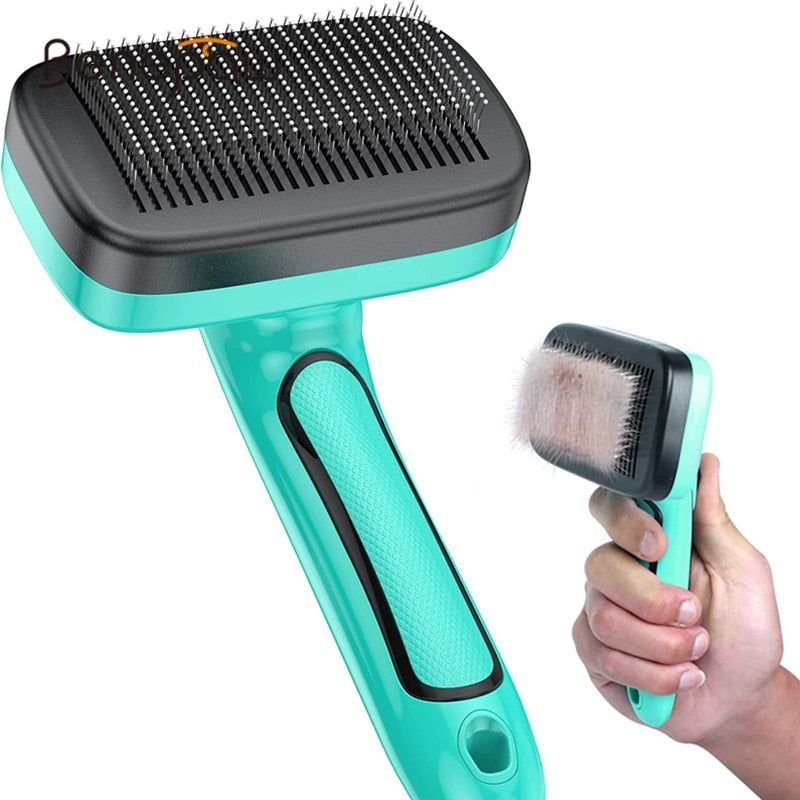 Dog Brush Pet Grooming Comb Remove Shedding Fur Mats Tangled Hair - Jointcorp