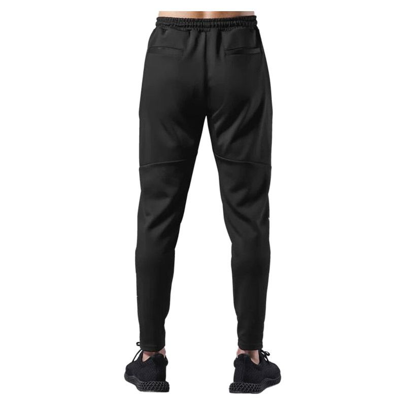 Men s High Split Joggers with Striped Side Zipper and Snap Closure Wide Leg Trousers for Track and Casual Wear - Jointcorp