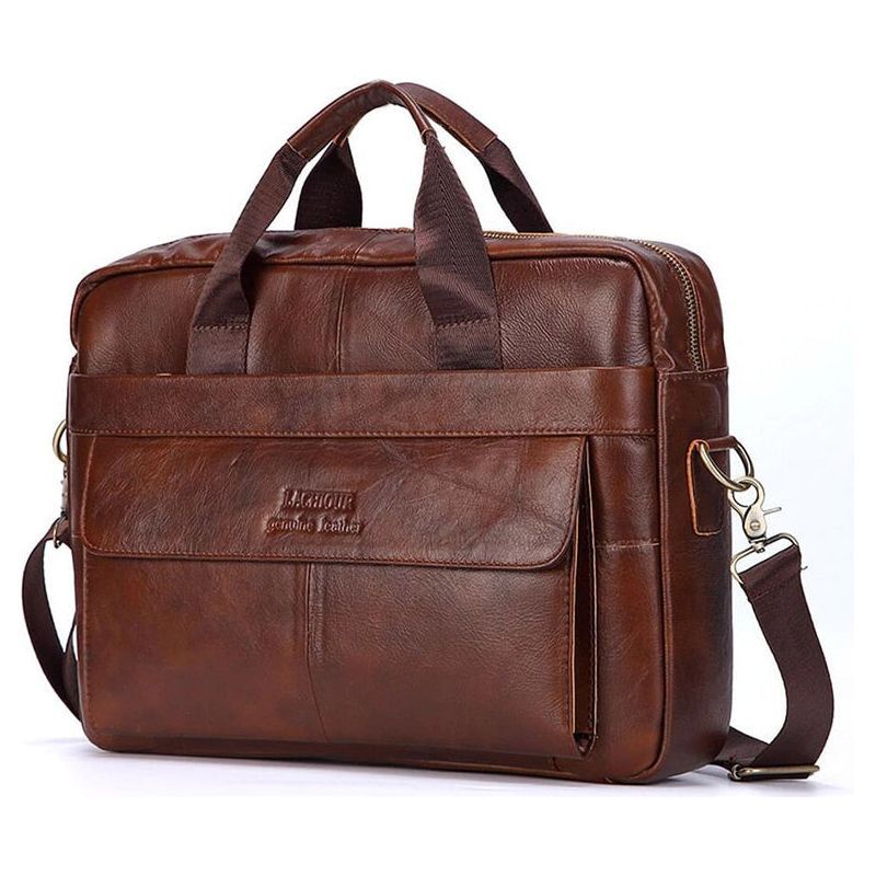 Handbags Casual Leather Laptop Bags Male Business Travel - Jointcorp